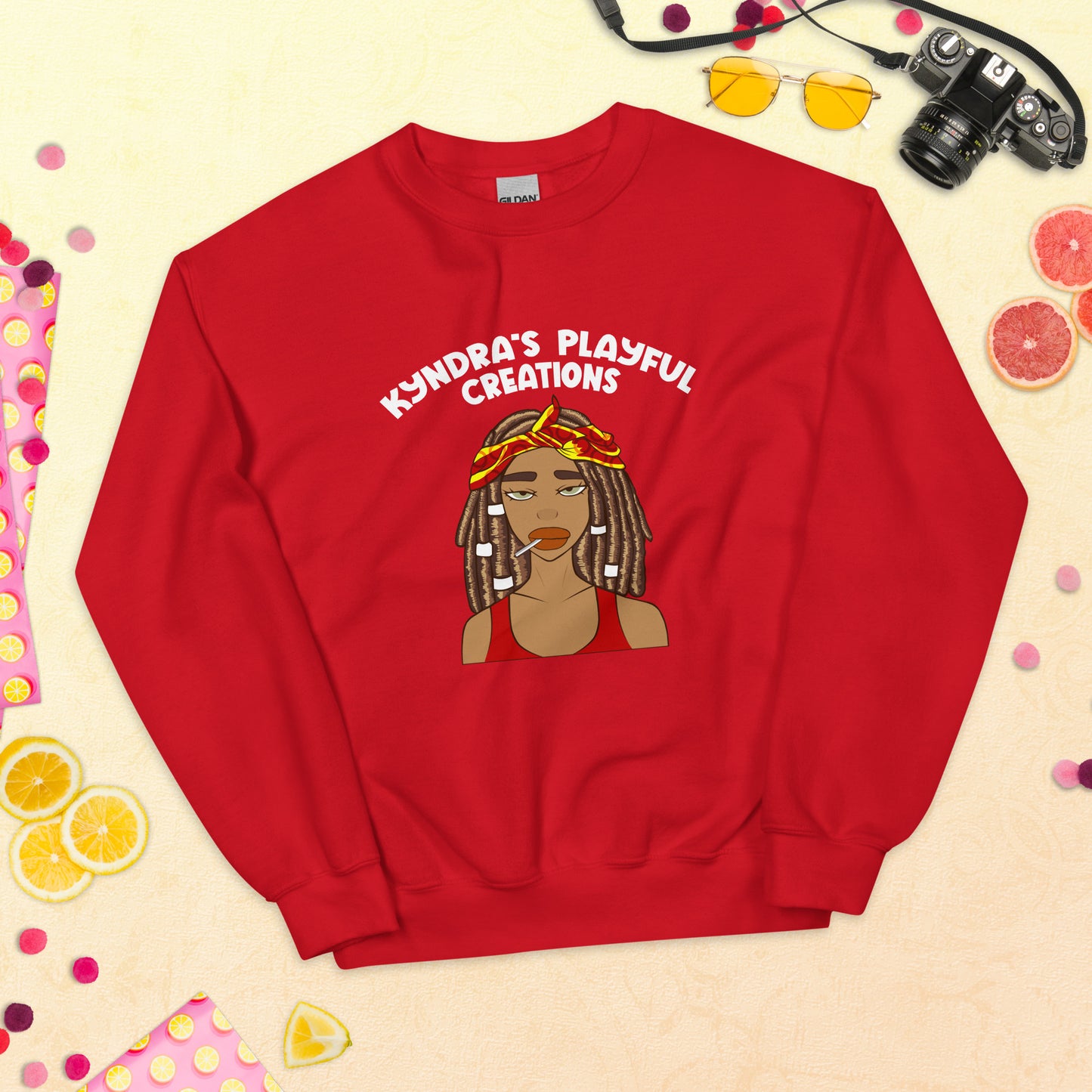 Kyndra's Dreadhead Girl (Unisex) Sweatshirt