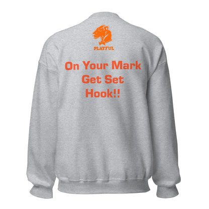 Playful Longhorn (Unisex) Sweatshirt