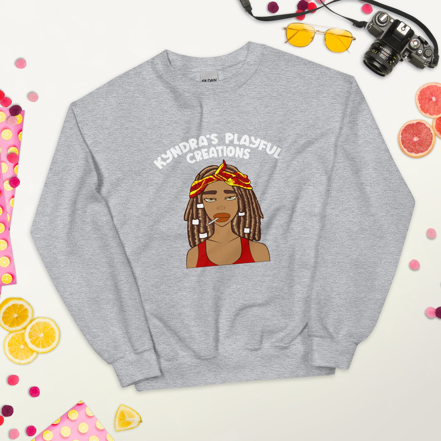 Kyndra's Dreadhead Girl (Unisex) Sweatshirt