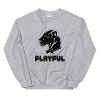 Playful Bubble Black Logo (Unisex) Sweatshirt