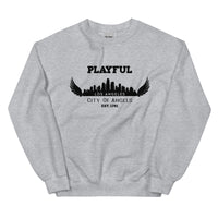 Playful Los Angeles City of Angels (Unisex) Sweatshirt