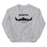 Playful Los Angeles City of Angels (Unisex) Sweatshirt