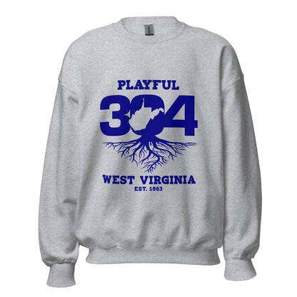 Playful WV - Blue (Unisex) Sweatshirt