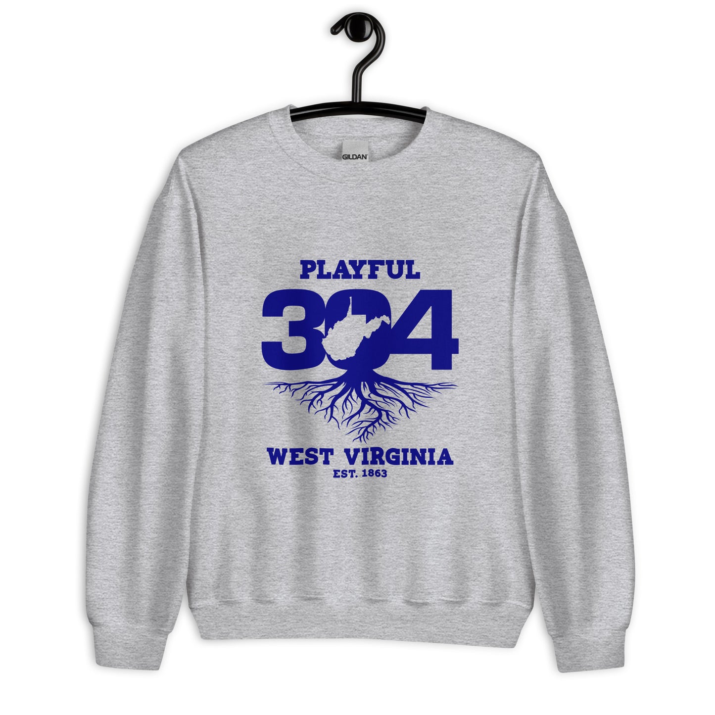 Playful WV - Blue (Unisex) Sweatshirt