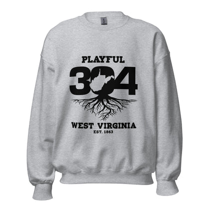 Playful WV - Black (Unisex) Sweatshirt
