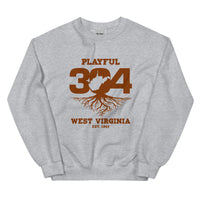 Playful WV - Brown (Unisex) Sweatshirt