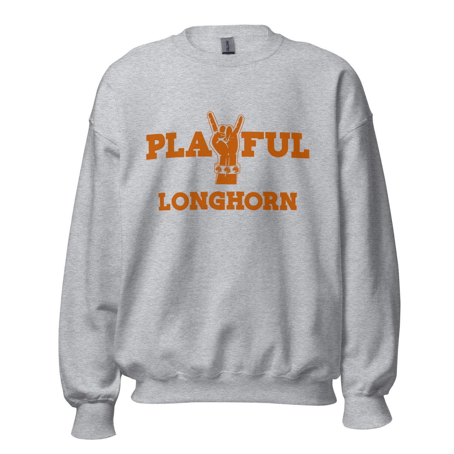 Playful Longhorn (Unisex) Sweatshirt