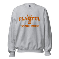 Playful Longhorn (Unisex) Sweatshirt