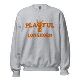 Playful Longhorn (Unisex) Sweatshirt