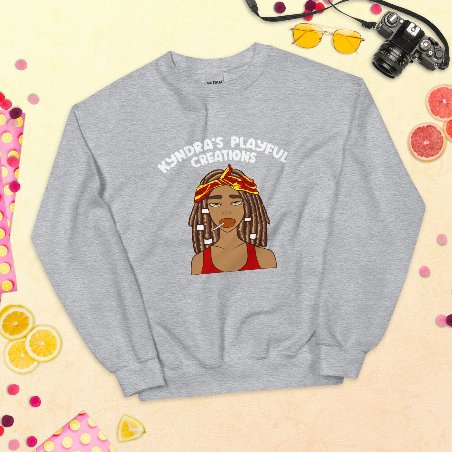 Kyndra's Dreadhead Girl (Unisex) Sweatshirt