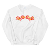Playful 3D 3x Playful Red & Yellow (Unisex) Sweatshirt