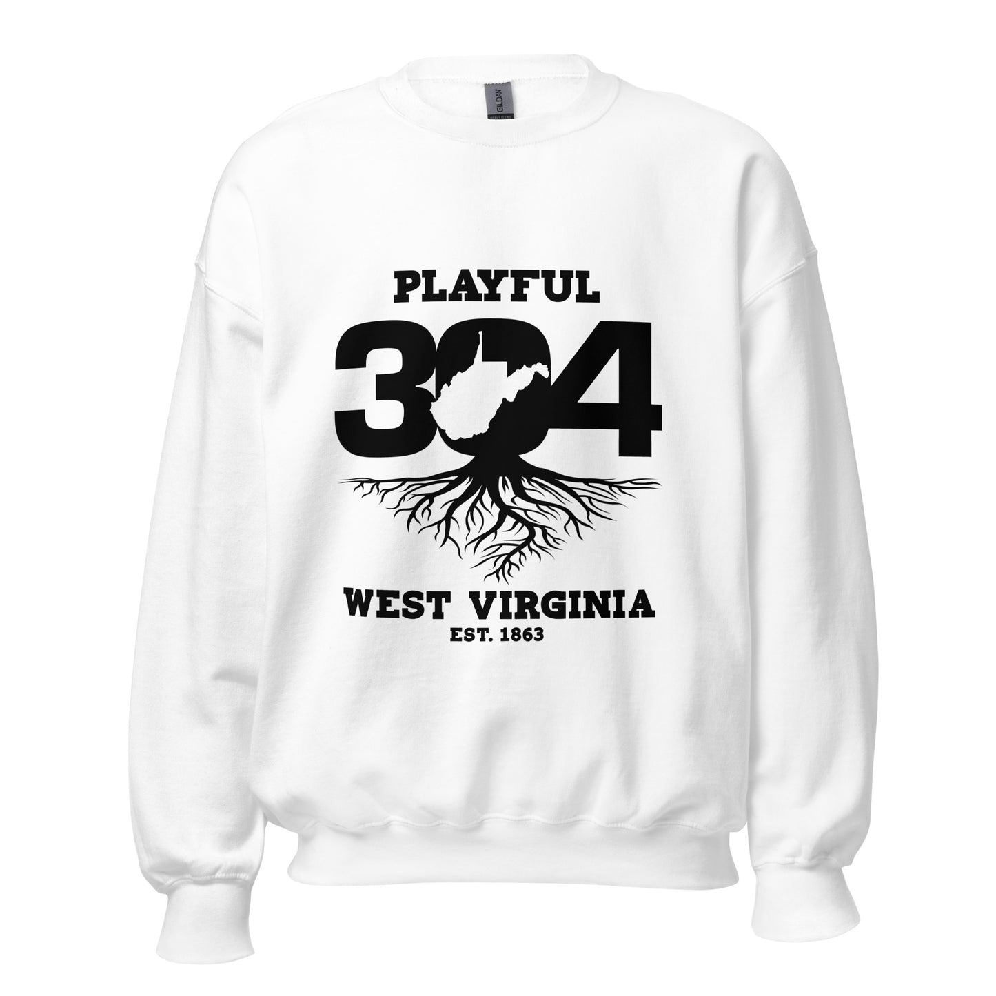 Playful WV - Black (Unisex) Sweatshirt