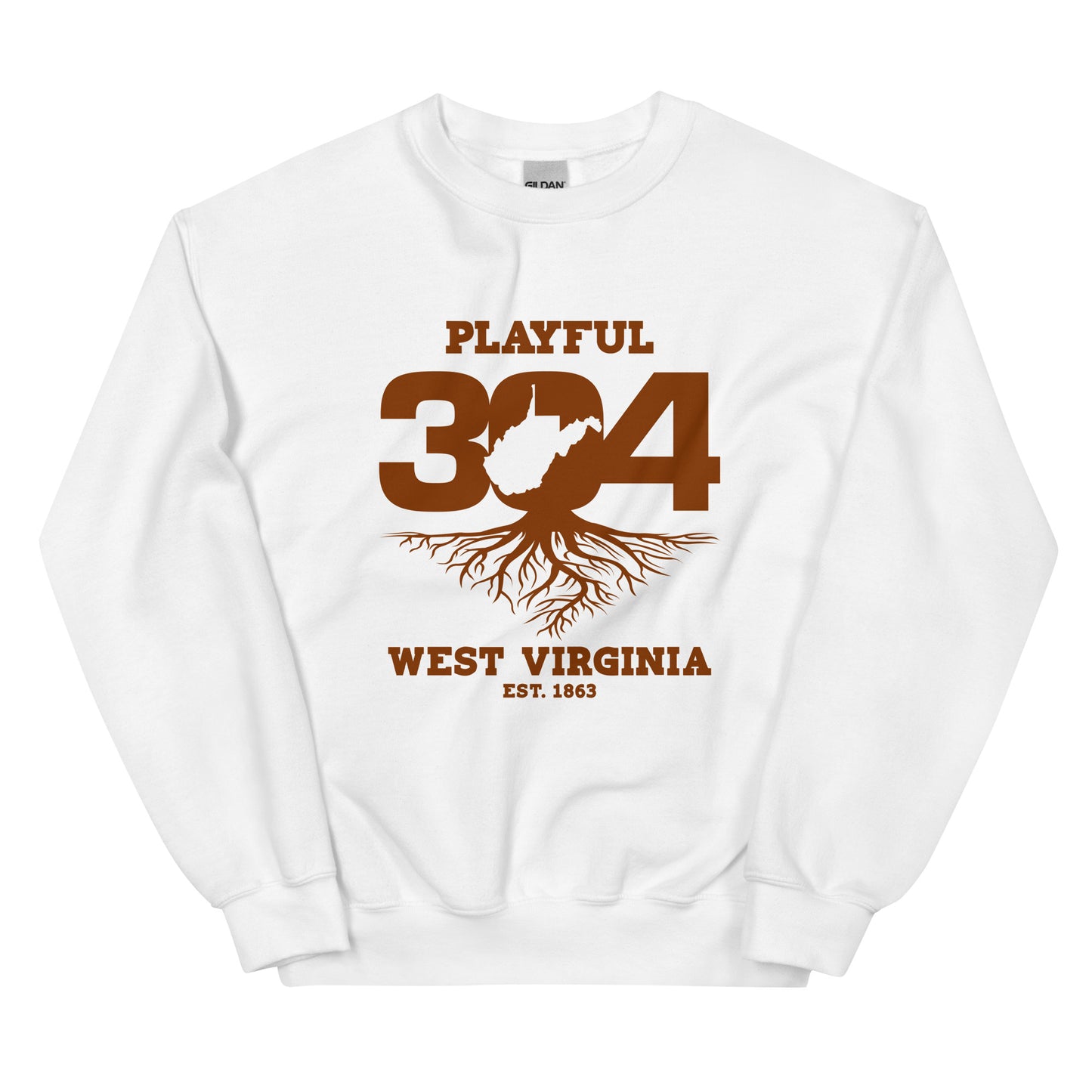 Playful WV - Brown (Unisex) Sweatshirt