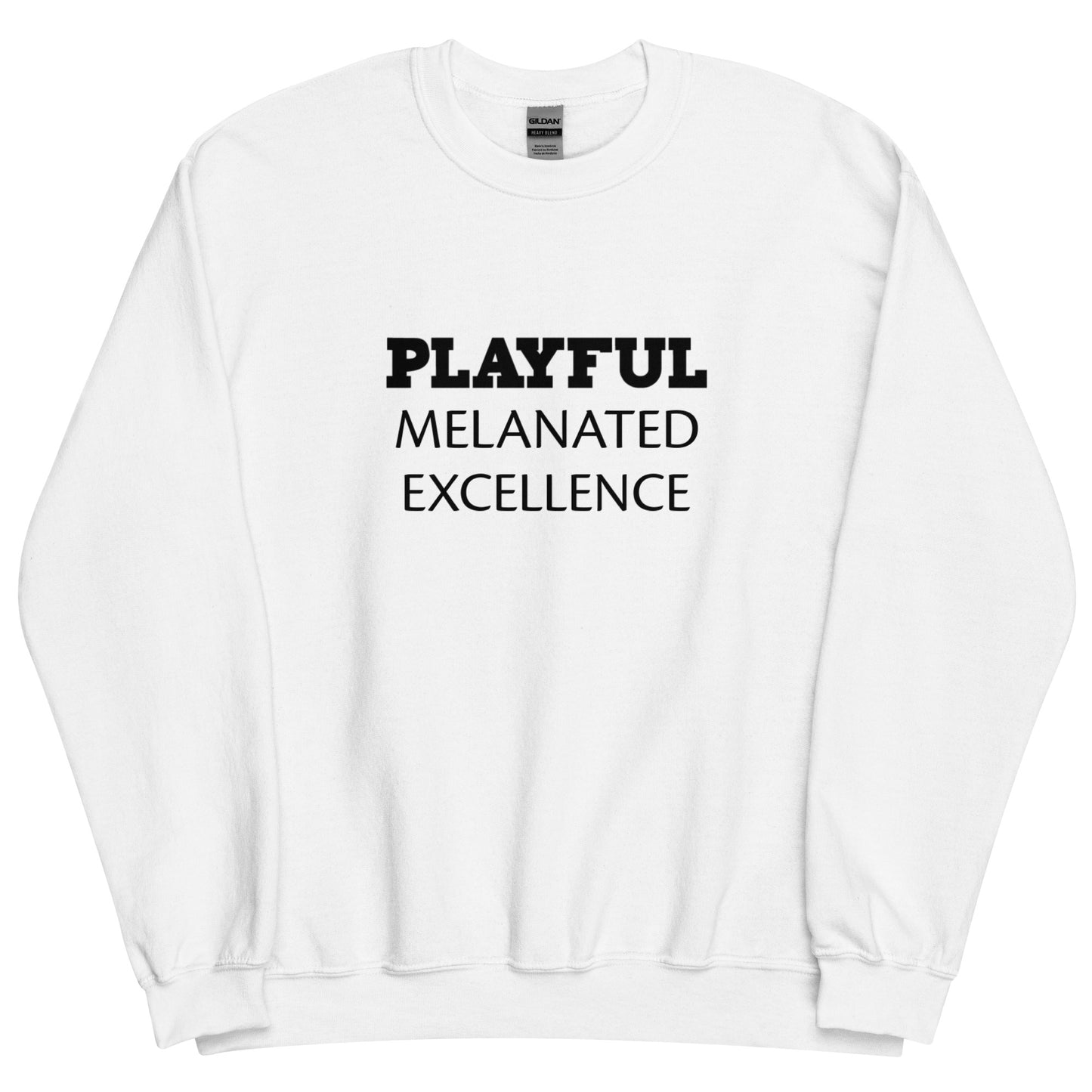 Playful Melanated Excellence (Unisex) Sweatshirt