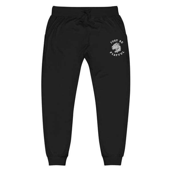 Just Be Playful Embroidered (Unisex) Sweatpants