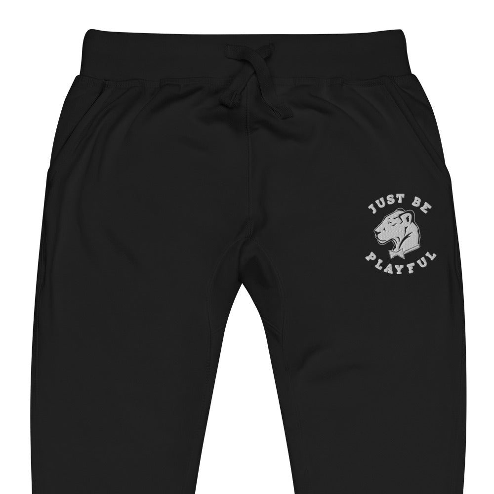 Just Be Playful Embroidered (Unisex) Sweatpants