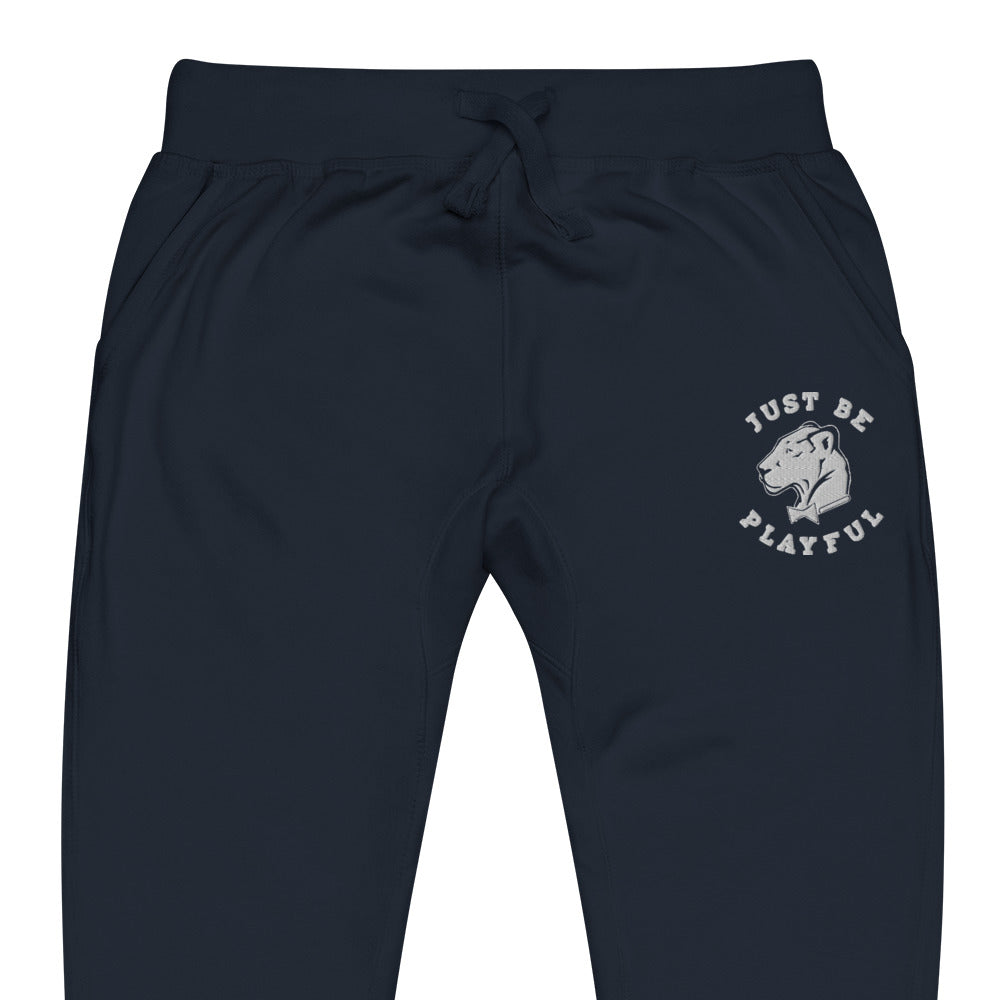 Just Be Playful Embroidered (Unisex) Sweatpants