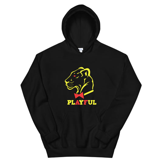 Playful AF Yellow/Red (Unisex) Hoodie