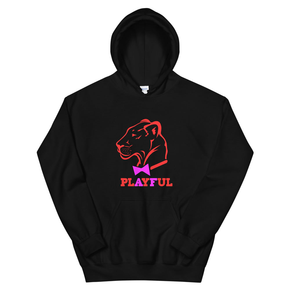Playful AF Red/Fuchsia (Unisex) Hoodie