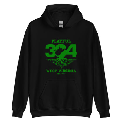 Playful WV - Green (Unisex) Hoodie