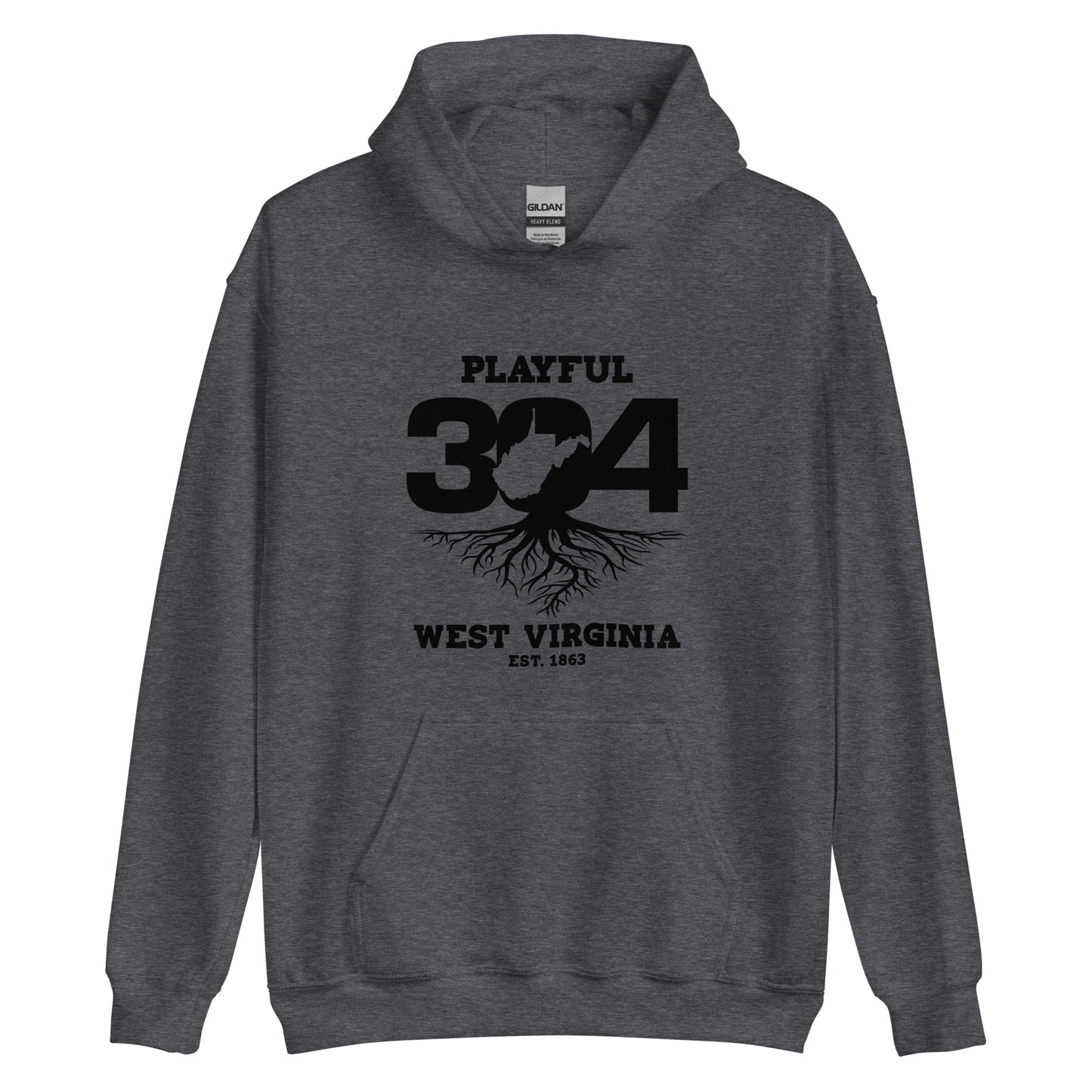 Playful WV - Black (Unisex) Hoodie