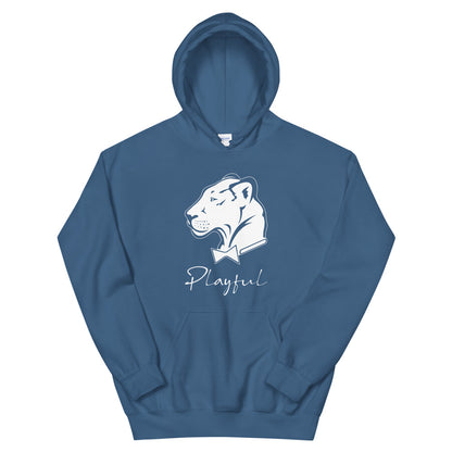 Playful White Signature (Unisex) Hoodie