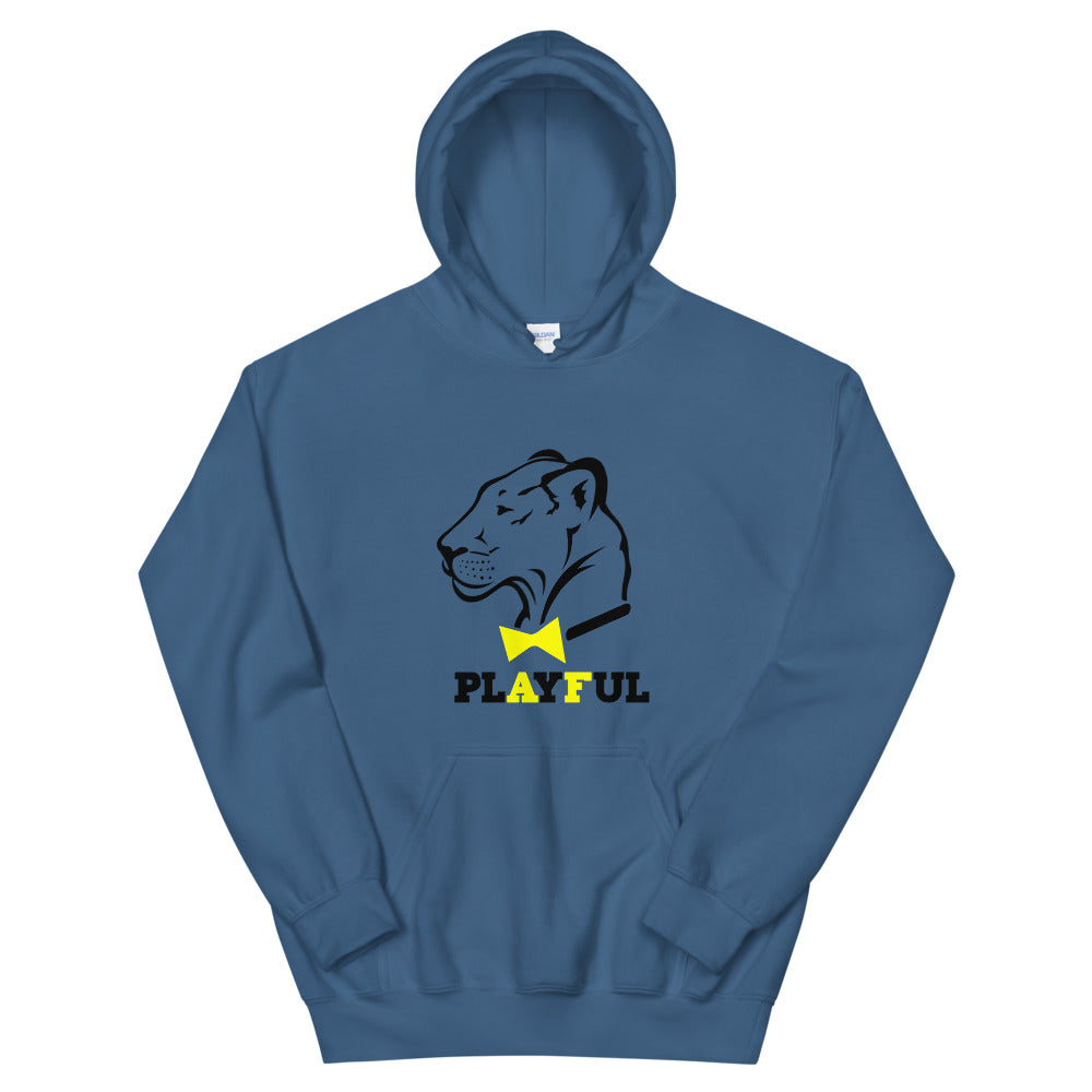 Playful AF Black/Yellow (Unisex) Hoodie