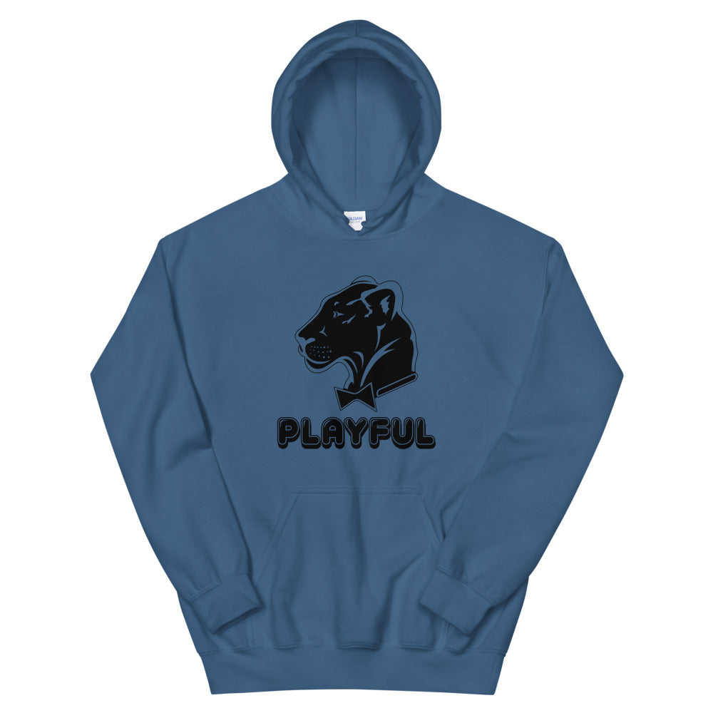 Playful Bubble Black Logo (Unisex) Hoodie