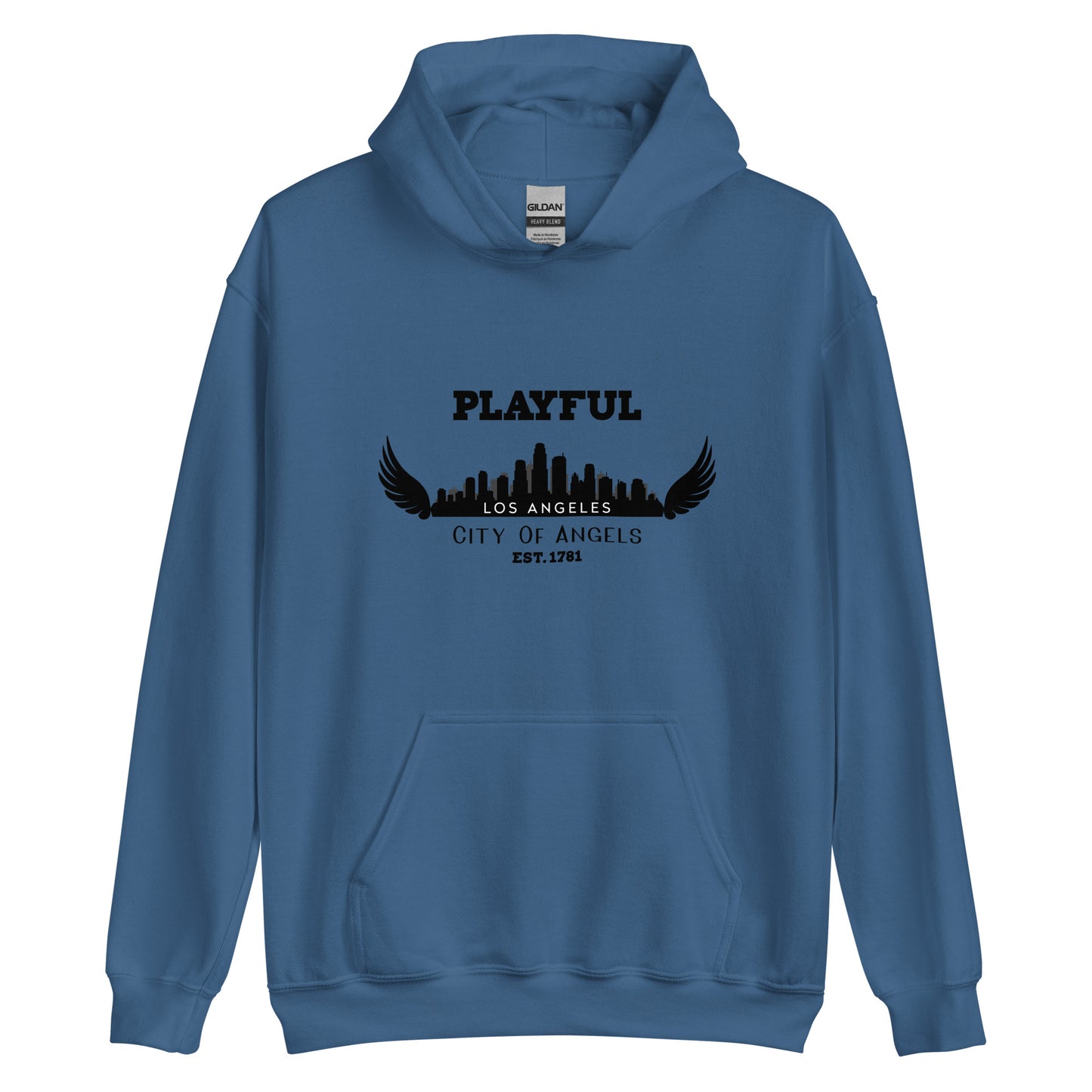 Playful Los Angeles City of Angels (Unisex) Hoodie