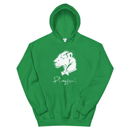 Playful White Signature (Unisex) Hoodie