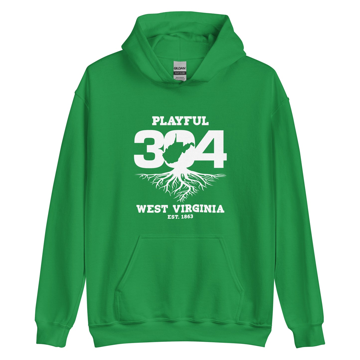 Playful WV - White (Unisex) Hoodie