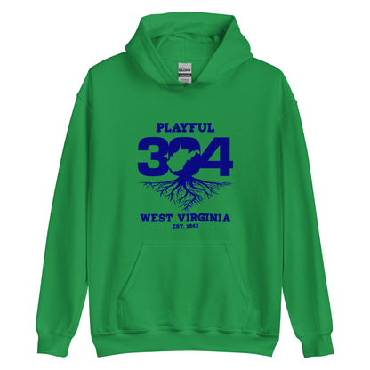 Playful WV - Blue (Unisex) Hoodie