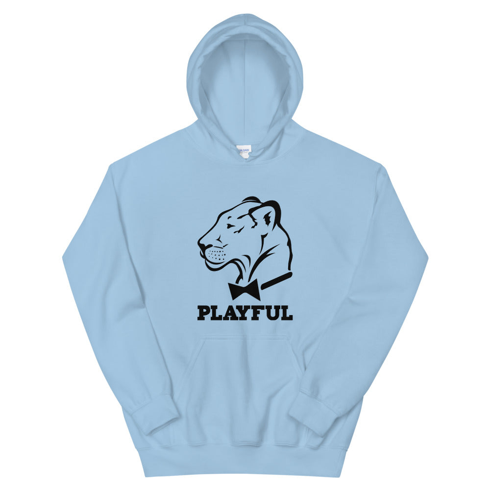 Playful Classic Black Logo (Unisex) Hoodie
