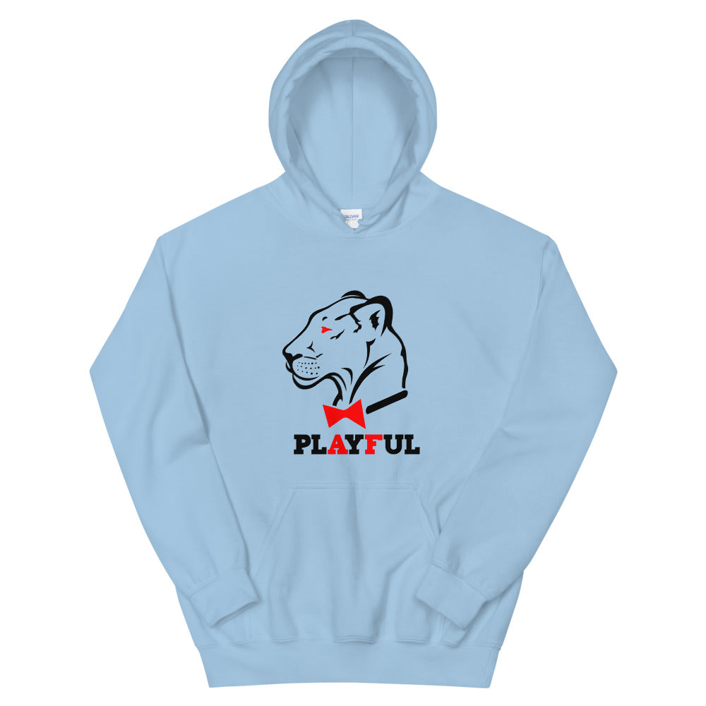 Playful AF Black/Red (Unisex) Hoodie