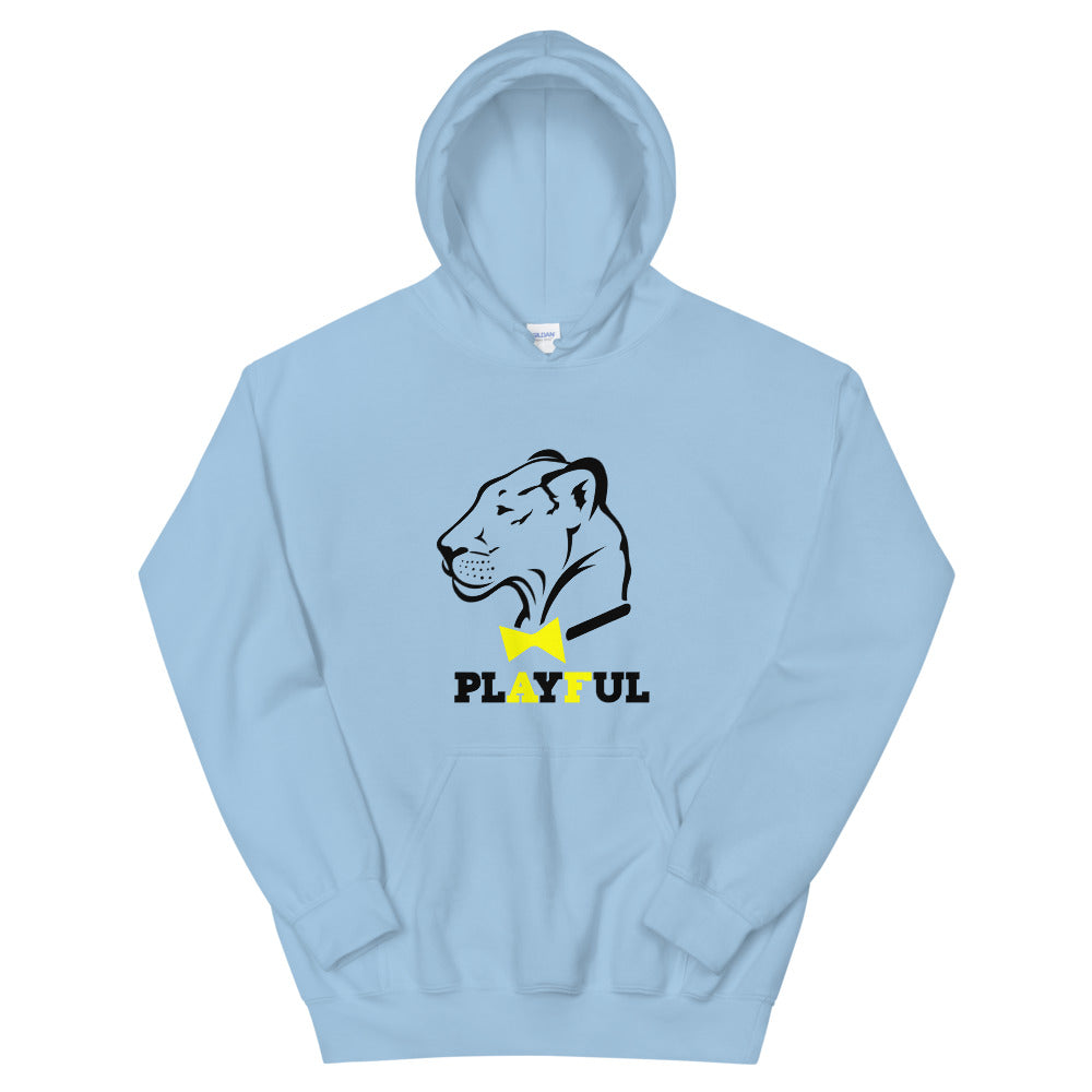 Playful AF Black/Yellow (Unisex) Hoodie