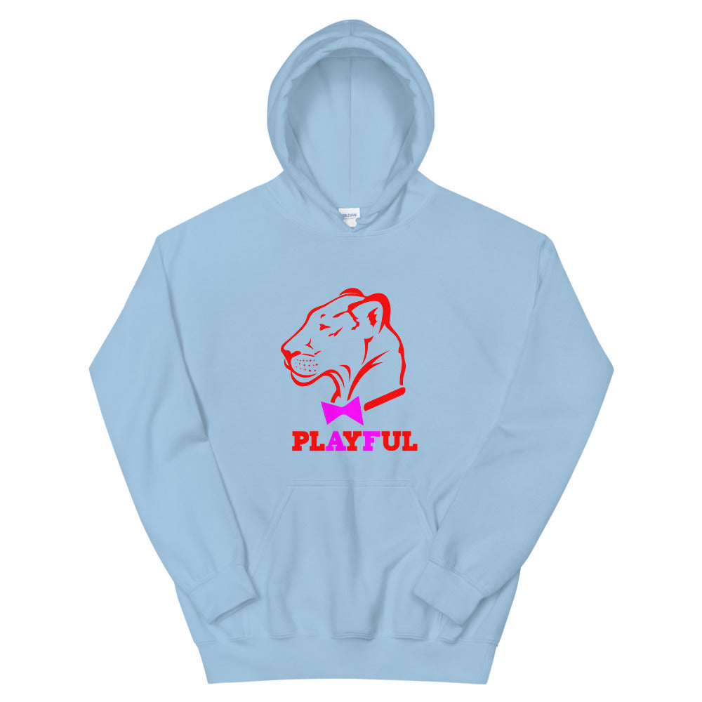 Playful AF Red/Fuchsia (Unisex) Hoodie