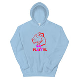 Playful AF Red/Fuchsia (Unisex) Hoodie