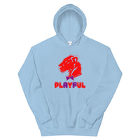 Playful AF Bubble Red & Purple (Unisex) Hoodie
