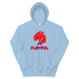Playful AF Bubble Red & Purple (Unisex) Hoodie