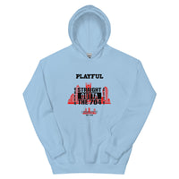 Playful Straight Outta The 704 (Unisex) Hoodie