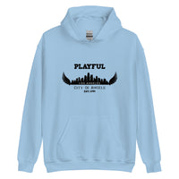 Playful Los Angeles City of Angels (Unisex) Hoodie