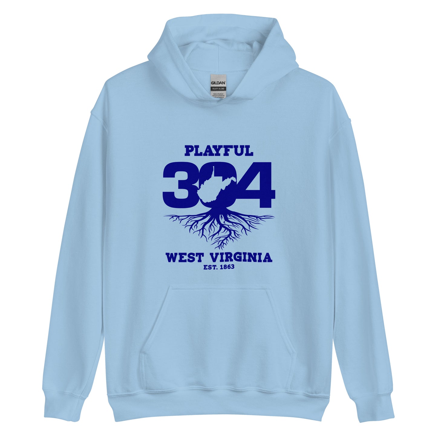 Playful WV - Blue (Unisex) Hoodie
