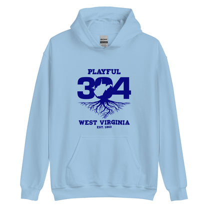 Playful WV - Blue (Unisex) Hoodie
