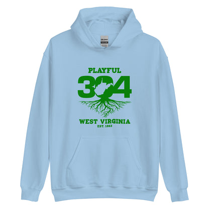 Playful WV - Green (Unisex) Hoodie