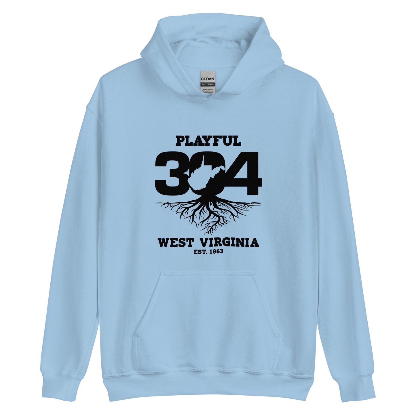 Playful WV - Black (Unisex) Hoodie