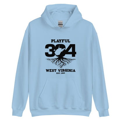 Playful WV - Black (Unisex) Hoodie