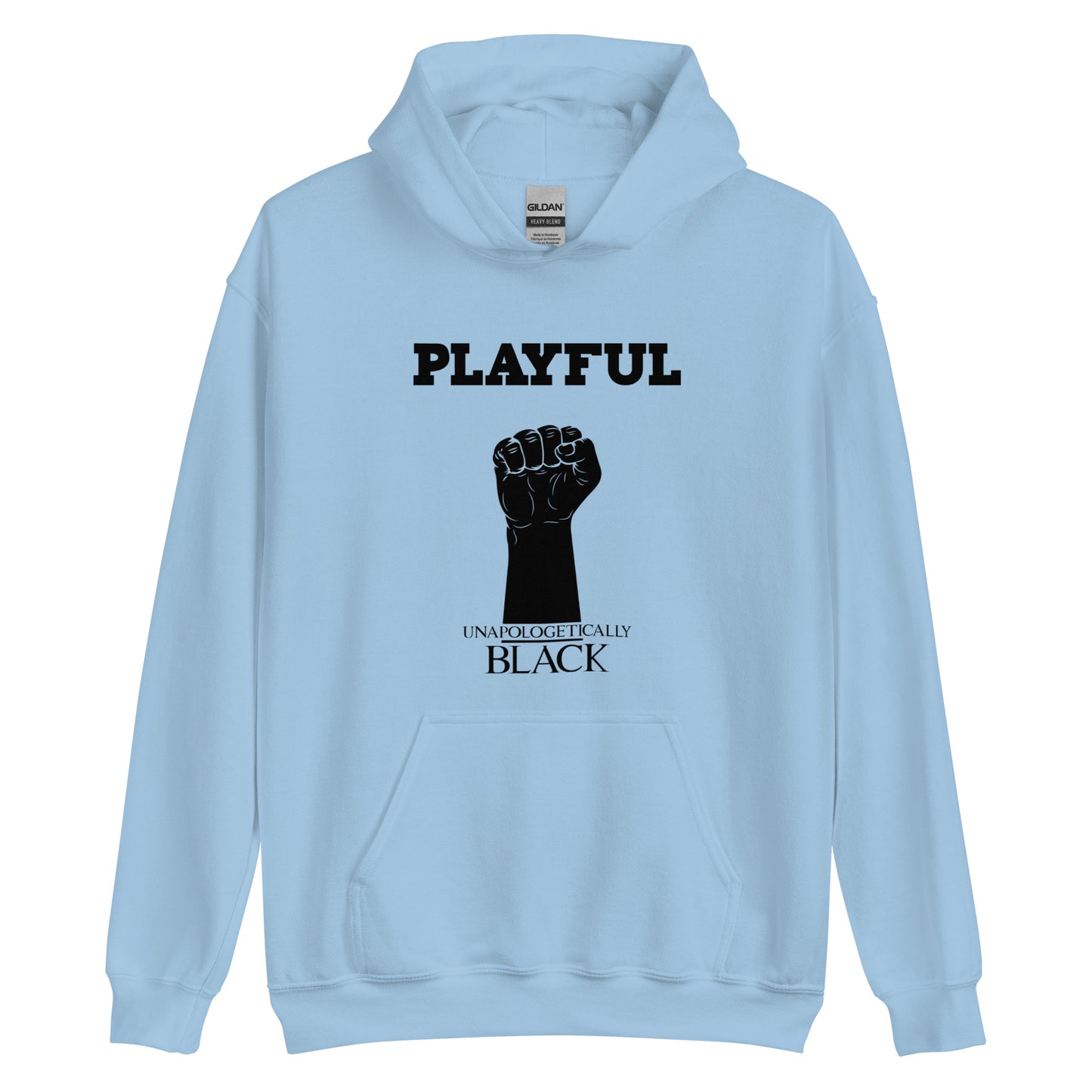 Playful Unapologetically Black (Unisex) Hoodie