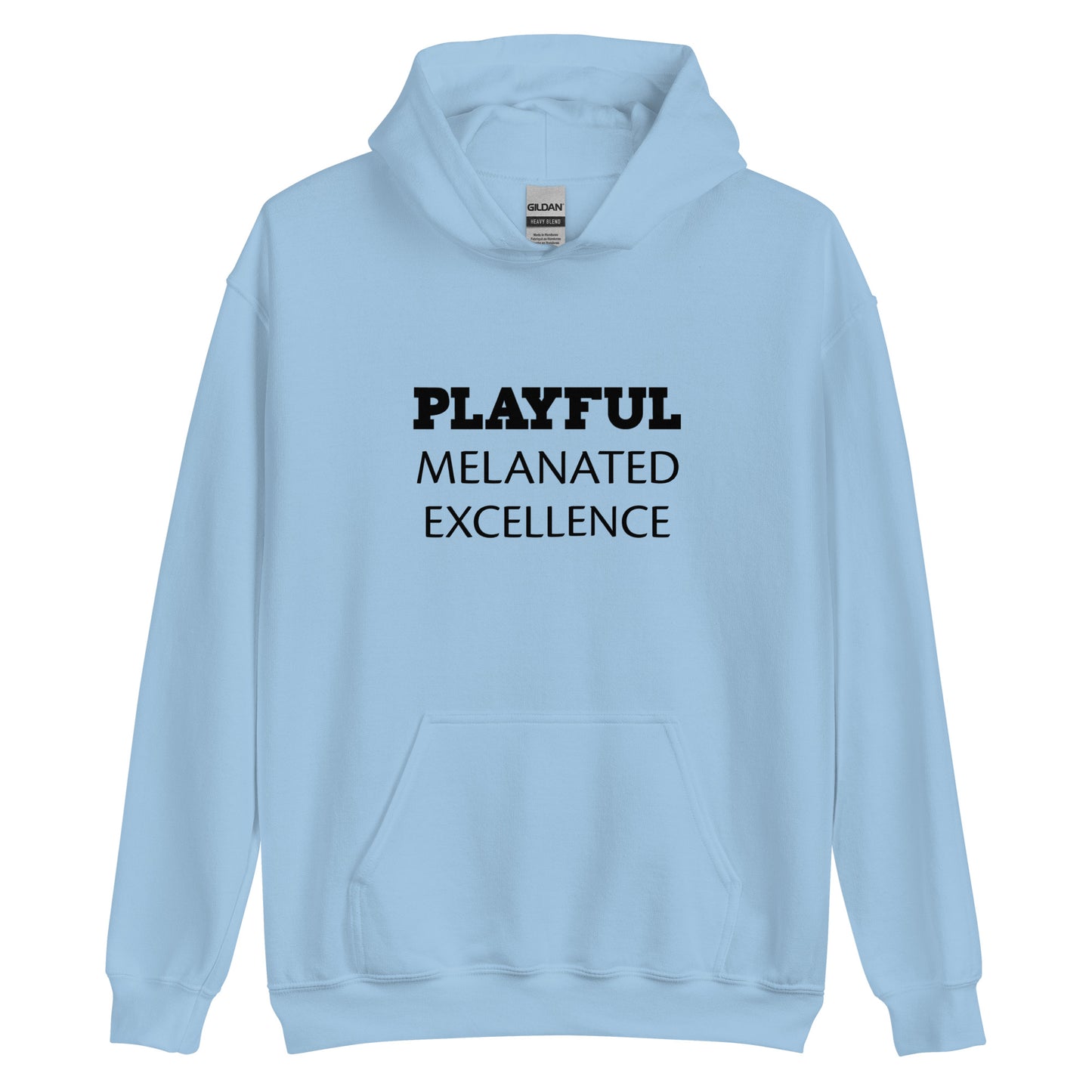 Playful Melanated Excellence (Unisex) Hoodie