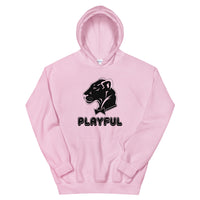 Playful Bubble Black Logo (Unisex) Hoodie