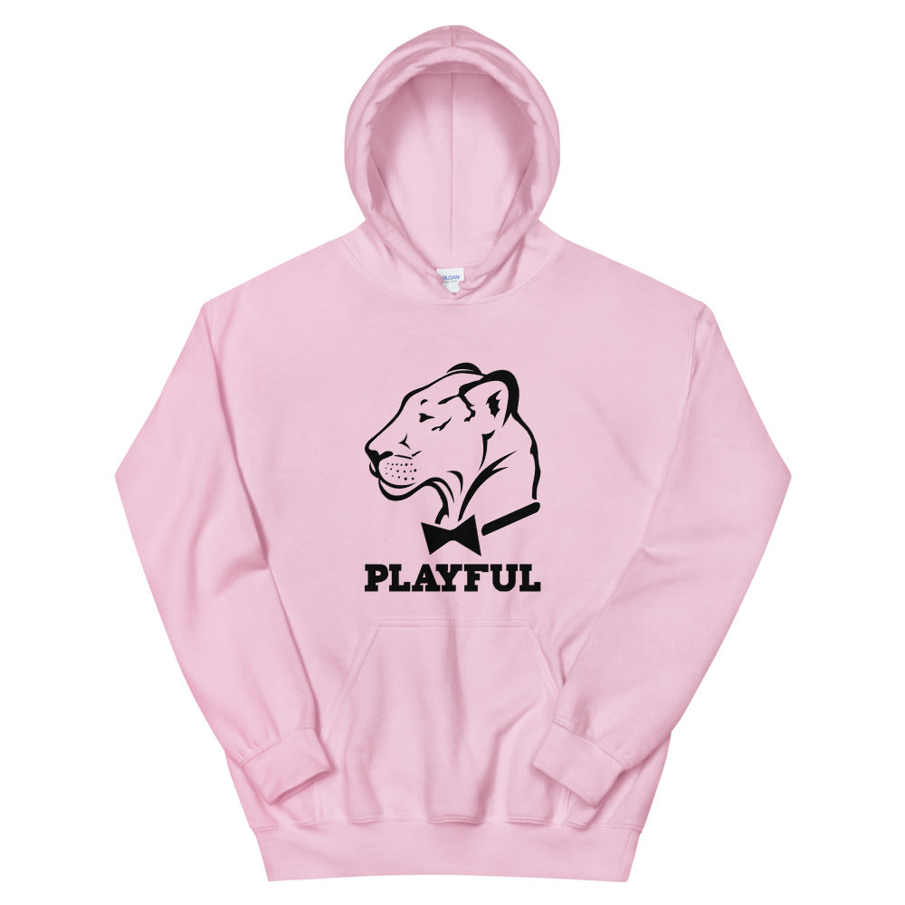 Playful Classic Black Logo (Unisex) Hoodie